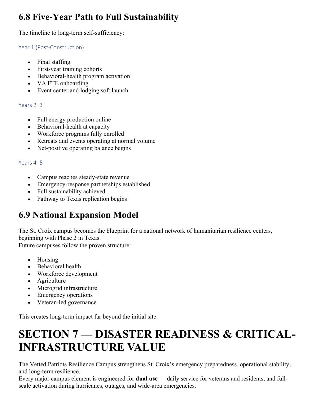 Water system concept